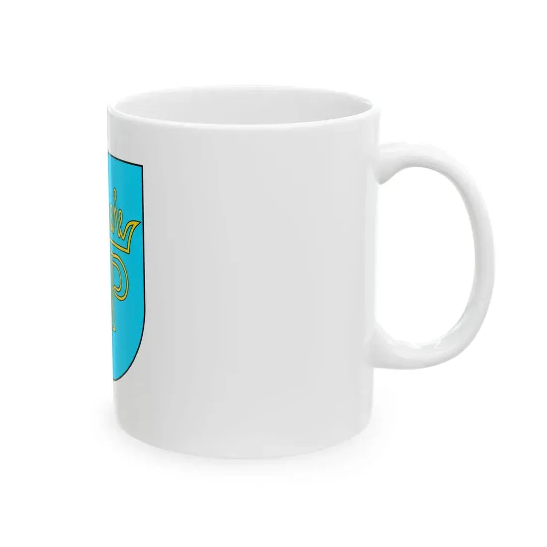 POL powiat przysuski flag (Poland) White Coffee Mug - Go Mug Yourself