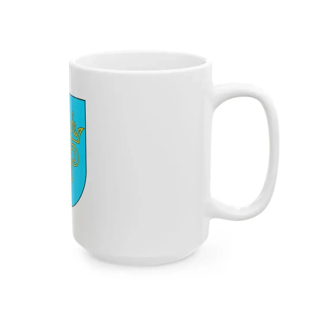 POL powiat przysuski flag (Poland) White Coffee Mug - Go Mug Yourself