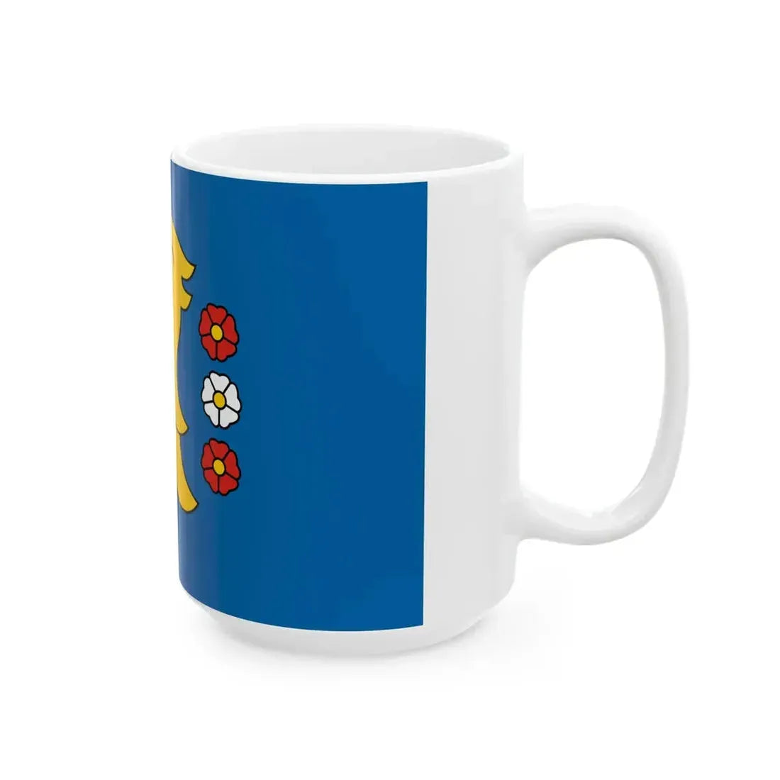 POL powiat pszczynski flag (Poland) White Coffee Mug - Go Mug Yourself