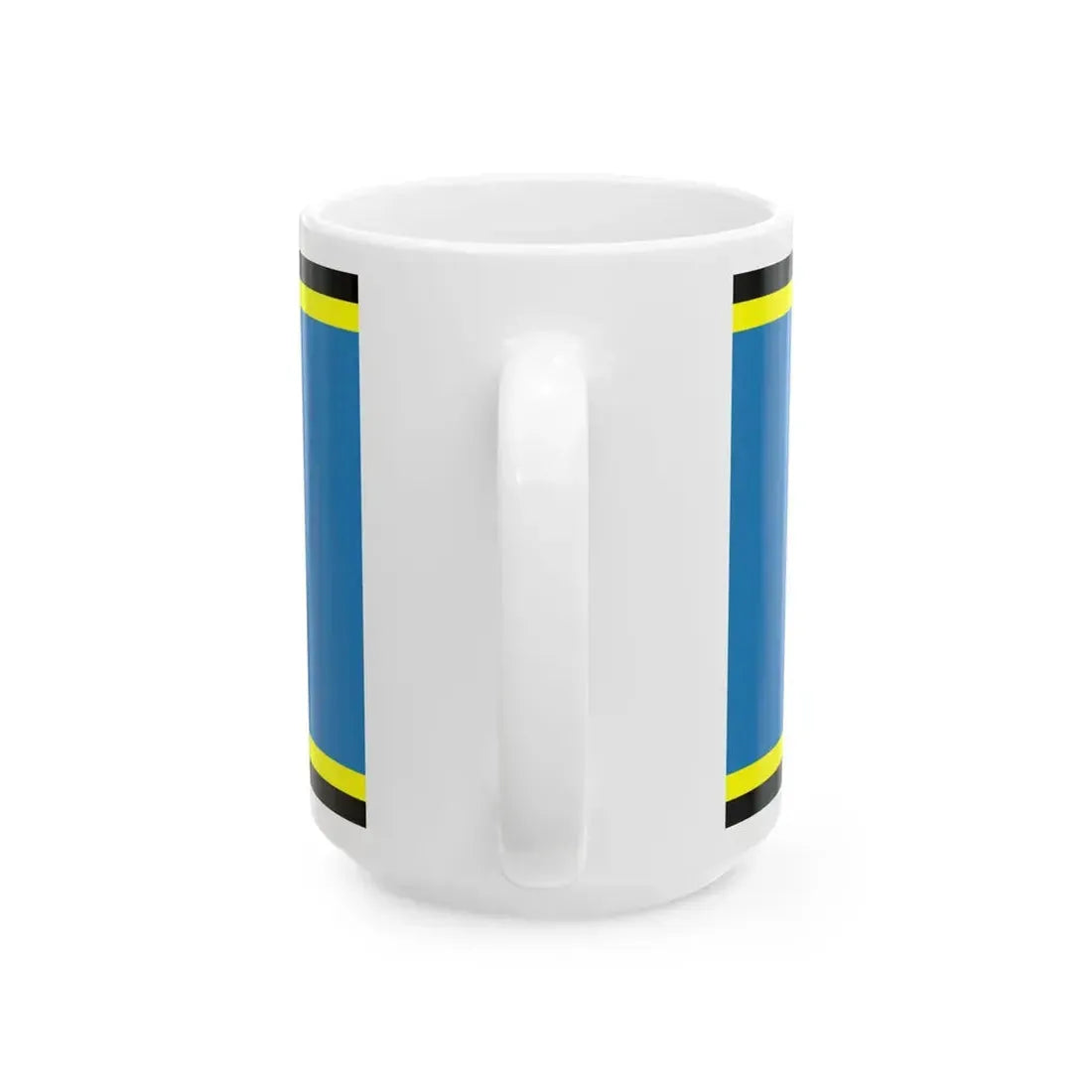 POL powiat pucki flag (Poland) White Coffee Mug - Go Mug Yourself