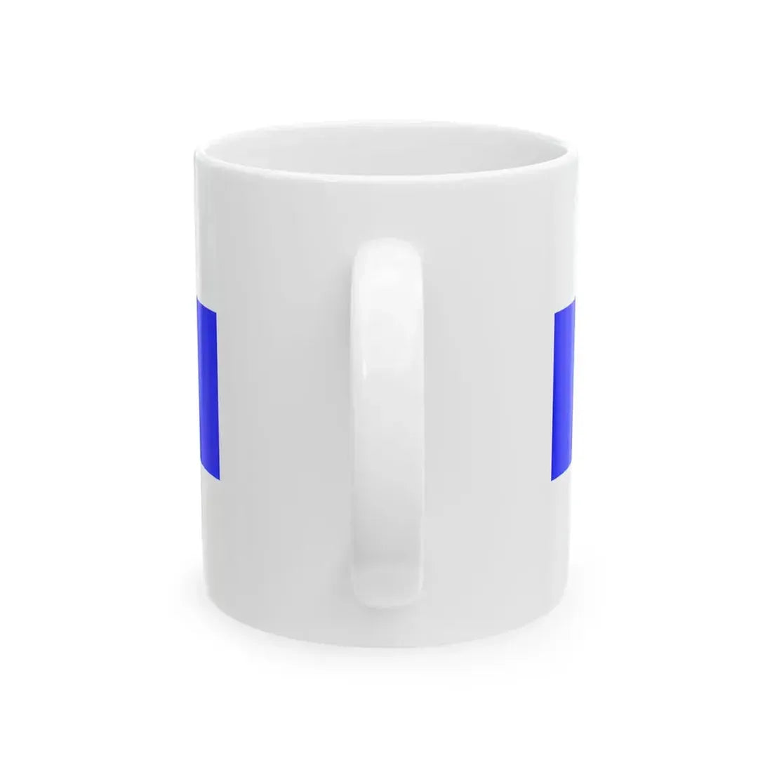 POL powiat pyrzycki flag 2003 - 2011 (Poland) White Coffee Mug - Go Mug Yourself