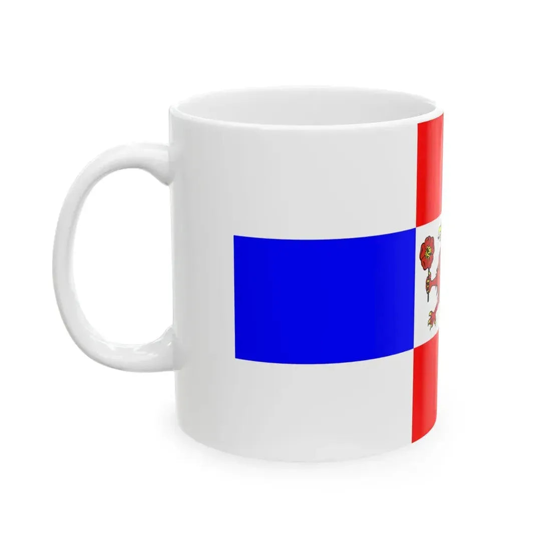 POL powiat pyrzycki flag 2003 - 2011 (Poland) White Coffee Mug - Go Mug Yourself