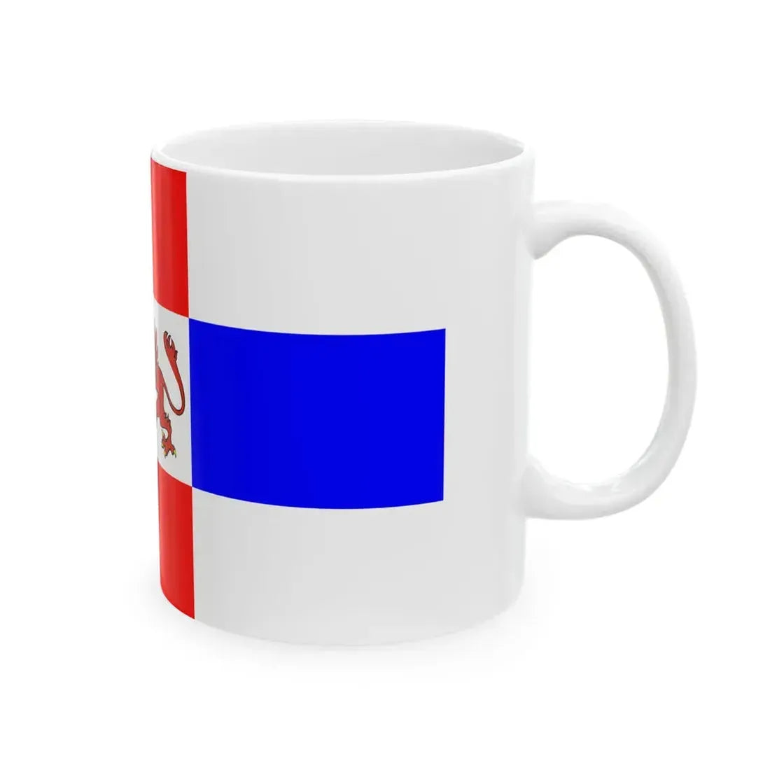 POL powiat pyrzycki flag 2003 - 2011 (Poland) White Coffee Mug - Go Mug Yourself
