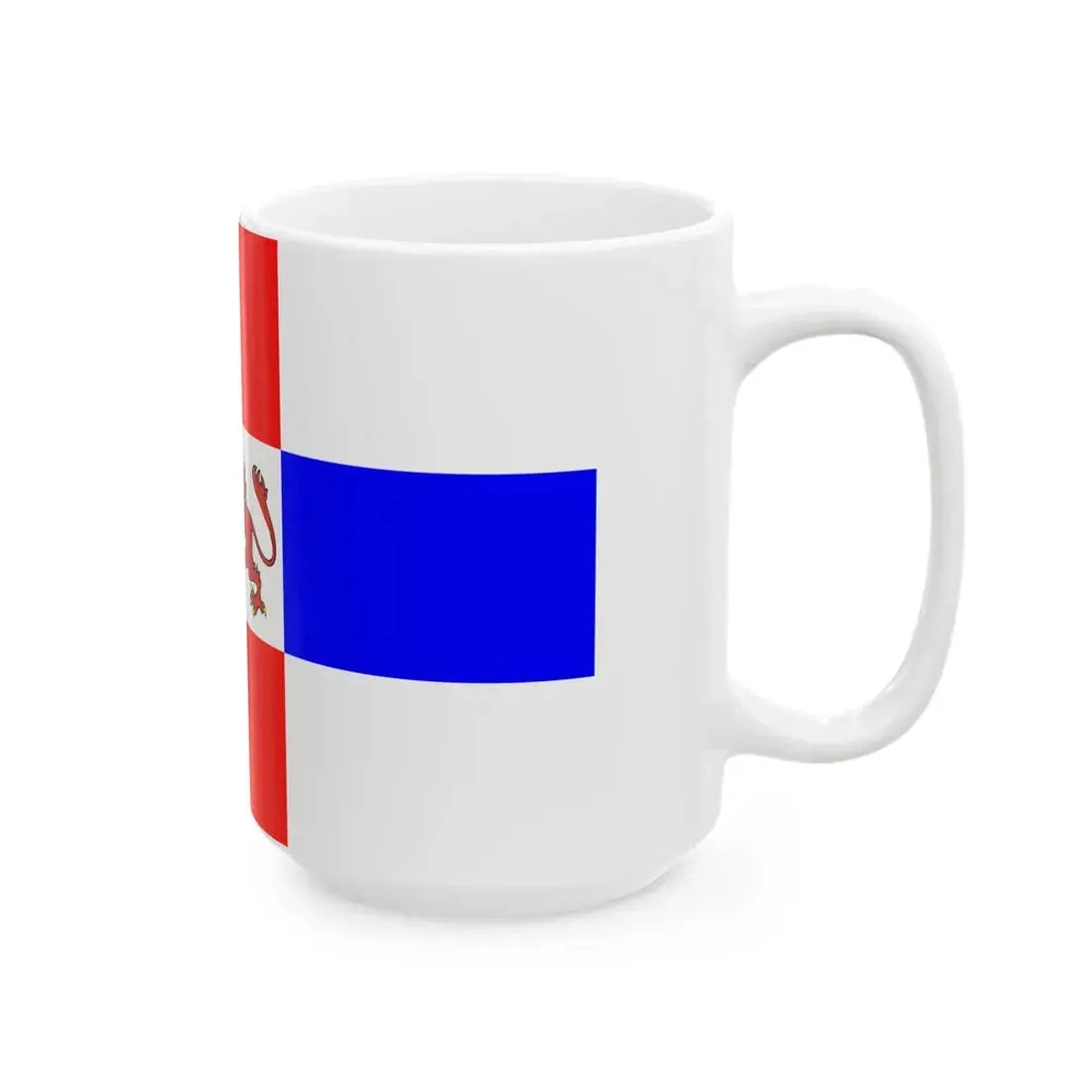 POL powiat pyrzycki flag 2003 - 2011 (Poland) White Coffee Mug - Go Mug Yourself