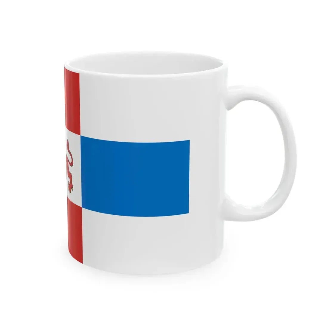 POL powiat pyrzycki flag (Poland) White Coffee Mug - Go Mug Yourself