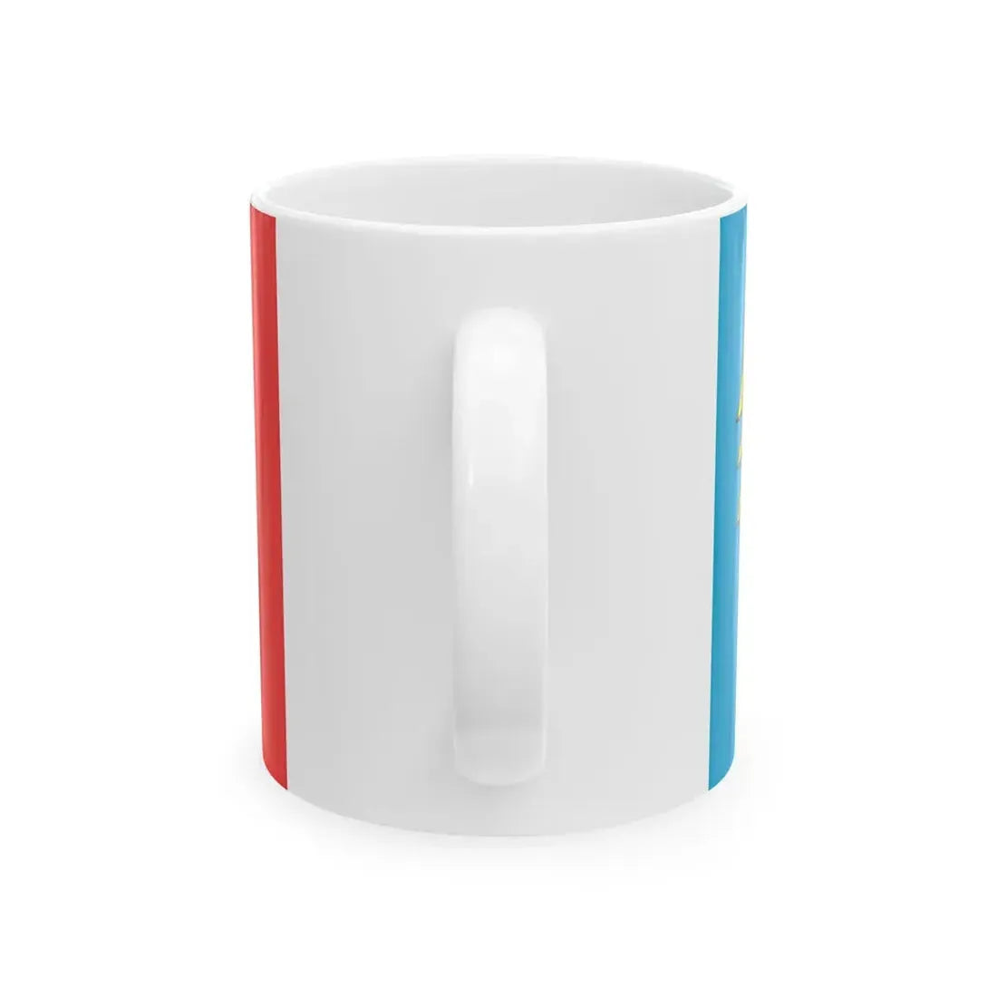 POL powiat raciborski flag (Poland) White Coffee Mug - Go Mug Yourself