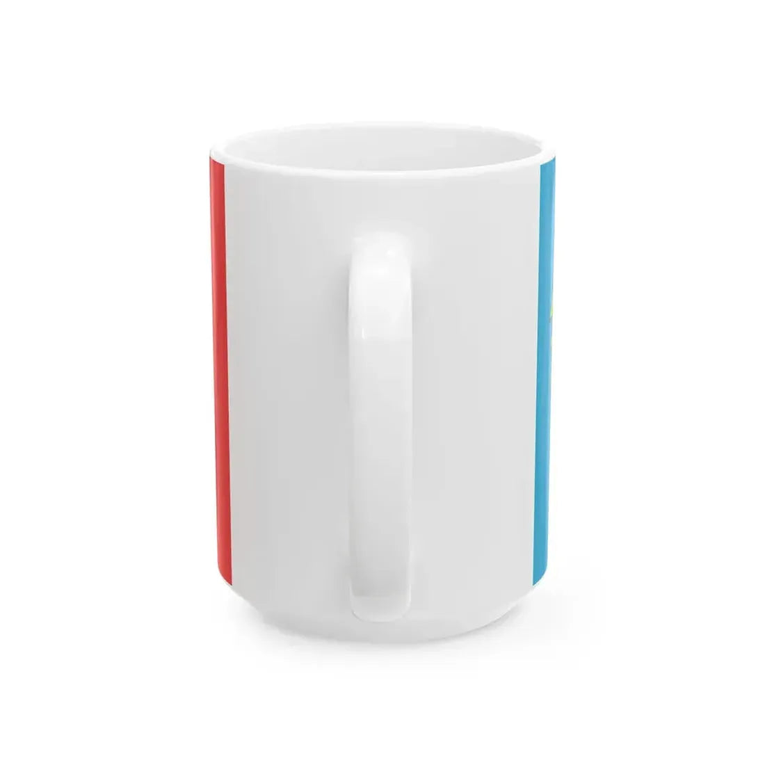 POL powiat raciborski flag (Poland) White Coffee Mug - Go Mug Yourself