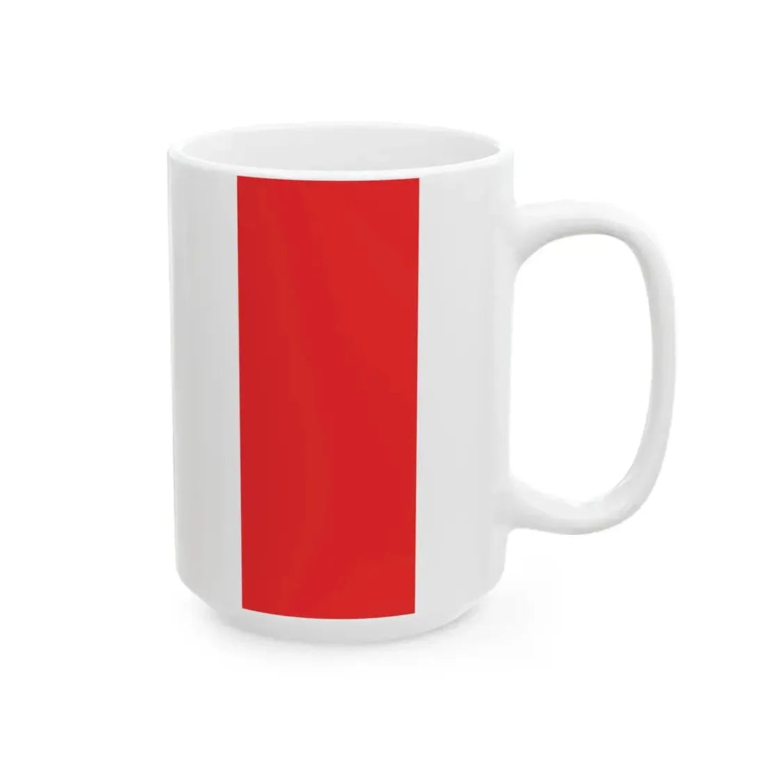 POL powiat raciborski flag (Poland) White Coffee Mug - Go Mug Yourself