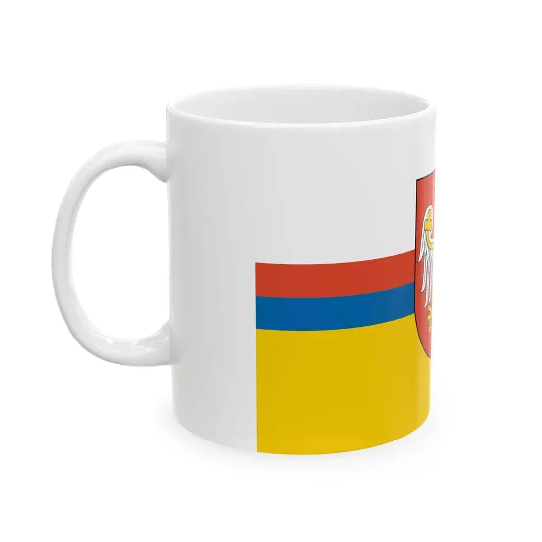 POL powiat radomski flag (Poland) White Coffee Mug - Go Mug Yourself