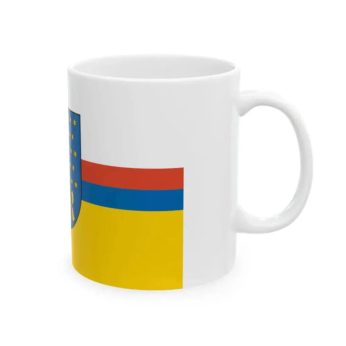 POL powiat radomski flag (Poland) White Coffee Mug - Go Mug Yourself