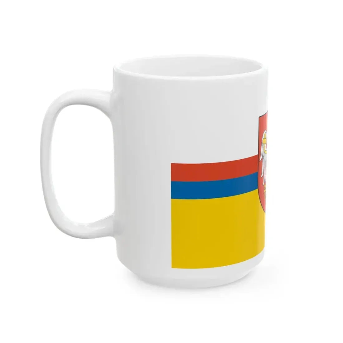 POL powiat radomski flag (Poland) White Coffee Mug - Go Mug Yourself