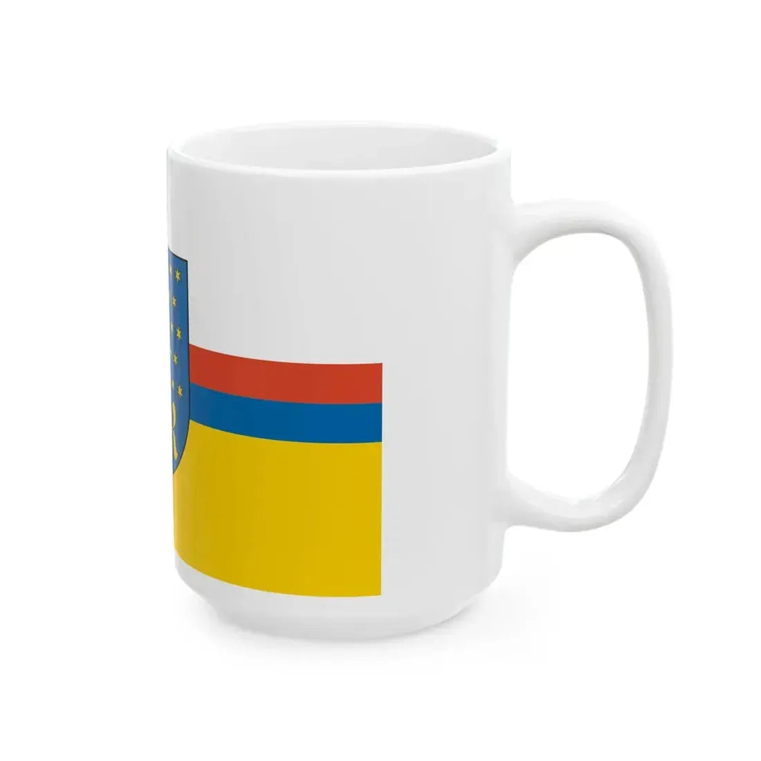 POL powiat radomski flag (Poland) White Coffee Mug - Go Mug Yourself