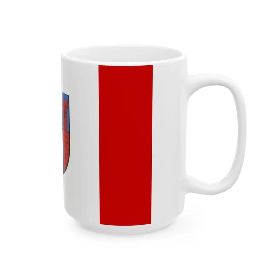 POL powiat radomszczanski flag 2000-2024 (Poland) White Coffee Mug - Go Mug Yourself