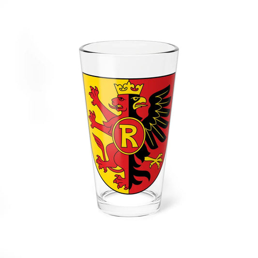 POL powiat radomszczański COA (Poland) (Coat of Arms) Pint Glass 16oz 16oz - Go Mug Yourself