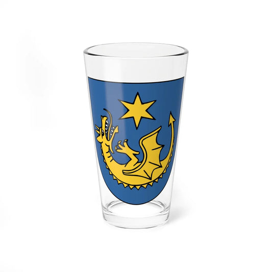 POL powiat strzyżowski COA (Poland) (Coat of Arms) Pint Glass 16oz 16oz - Go Mug Yourself