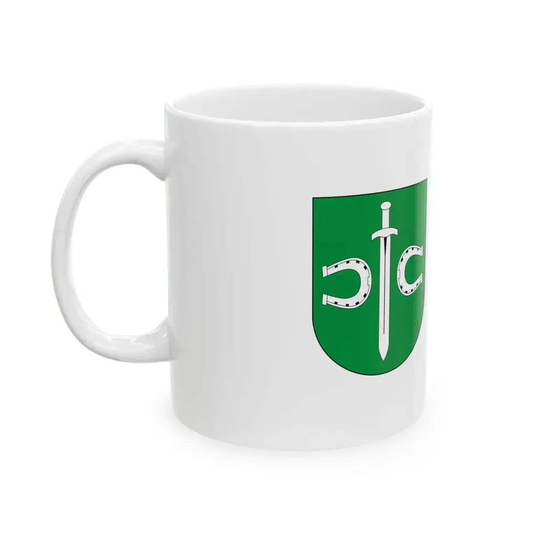 POL Pruszcz flag (Poland) White Coffee Mug - Go Mug Yourself