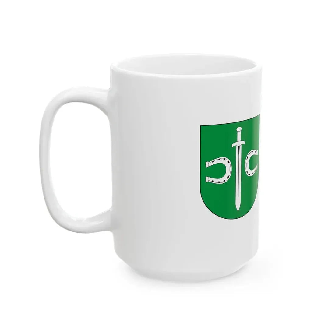 POL Pruszcz flag (Poland) White Coffee Mug - Go Mug Yourself