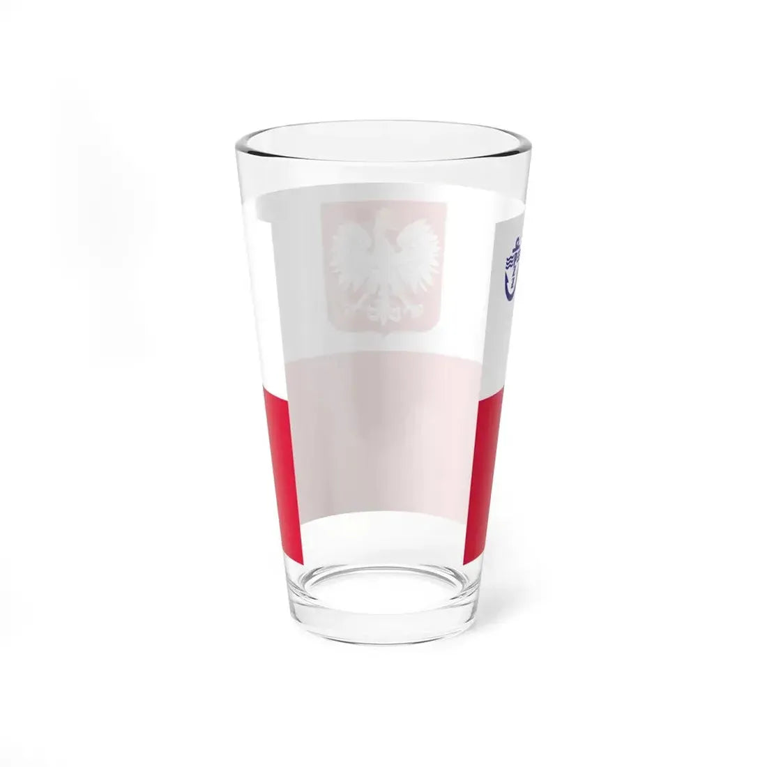 POL PZZ ensign (Poland) Pint Glass 16oz - Go Mug Yourself