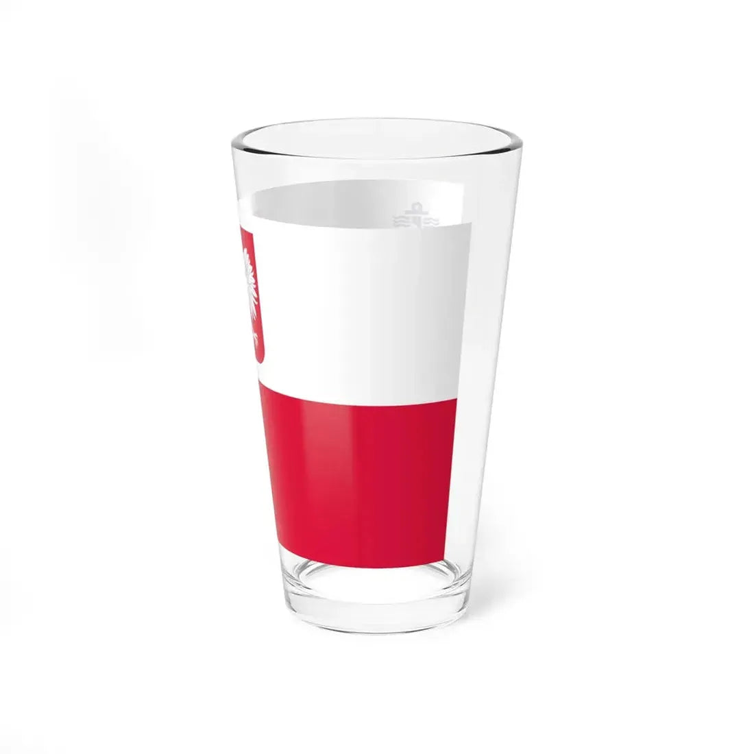 POL PZZ ensign (Poland) Pint Glass 16oz - Go Mug Yourself