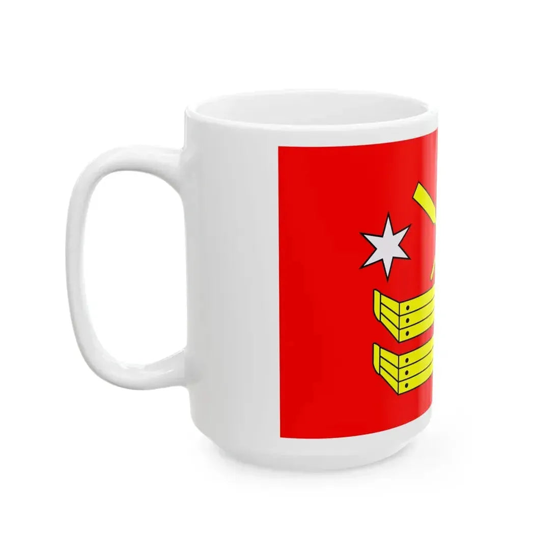 POL Rogowo flag (Poland) White Coffee Mug - Go Mug Yourself