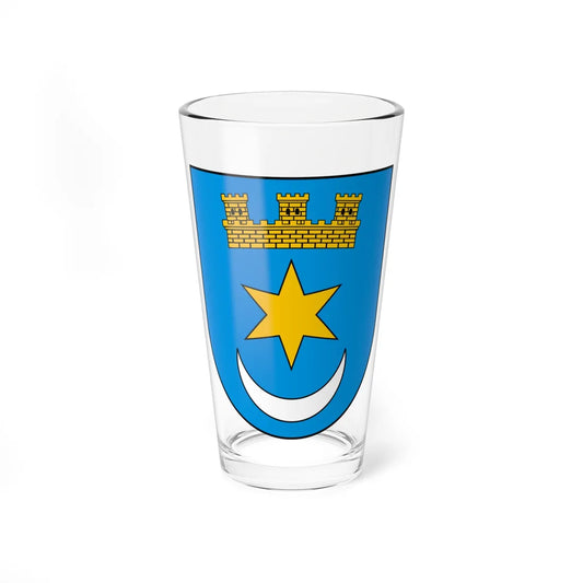 POL Równe COA (Ukraine) (Coat of Arms) Pint Glass 16oz 16oz - Go Mug Yourself