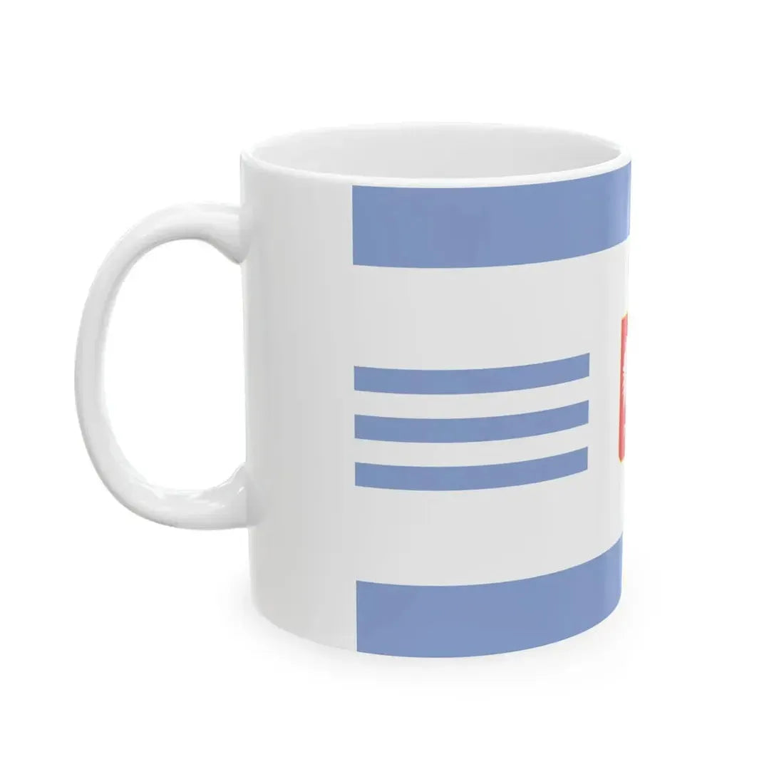 POL Sea Fisheries Administration flag 2002 (Poland) White Coffee Mug - Go Mug Yourself