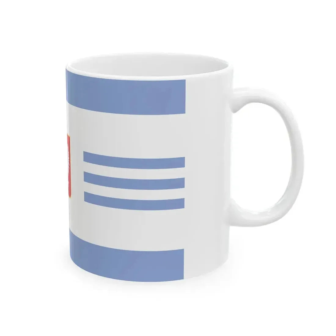 POL Sea Fisheries Administration flag 2002 (Poland) White Coffee Mug - Go Mug Yourself