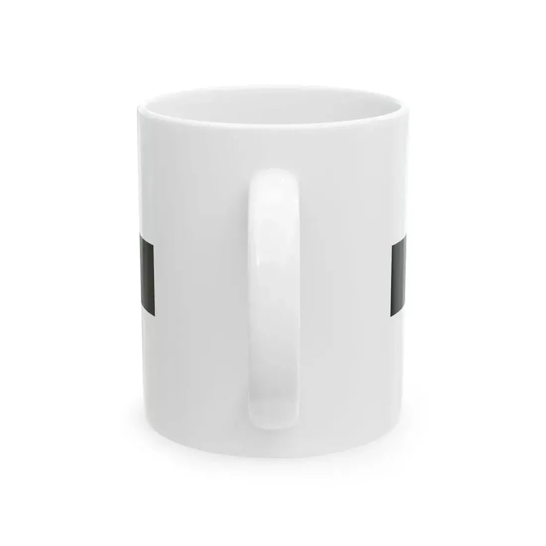 POL service flag black (Poland) White Coffee Mug - Go Mug Yourself