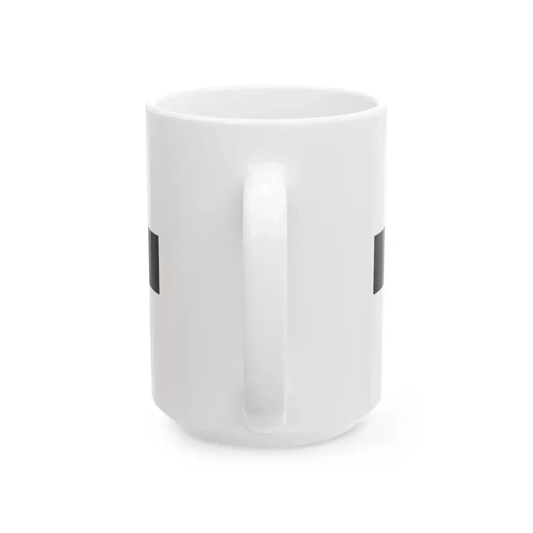 POL service flag black (Poland) White Coffee Mug - Go Mug Yourself