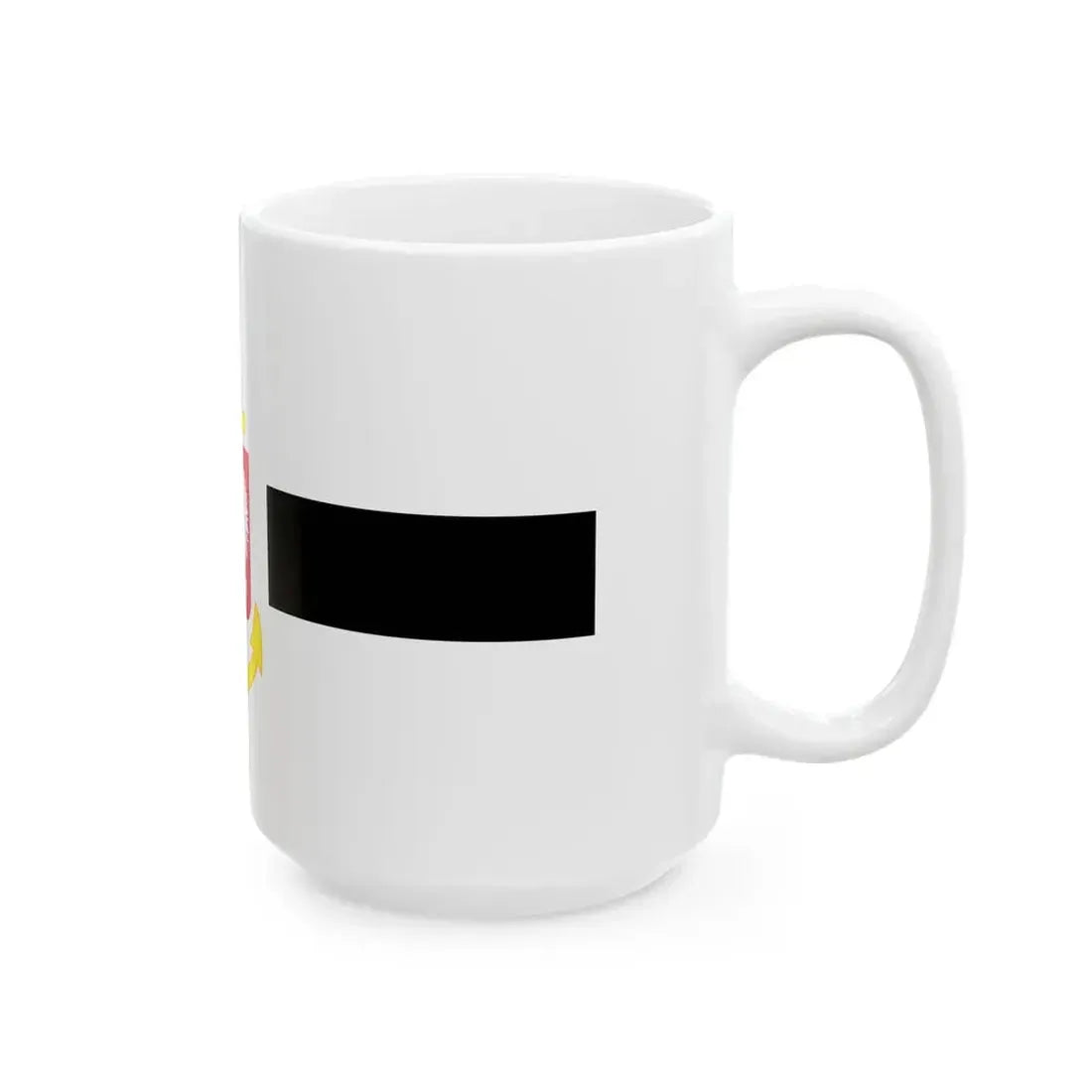 POL service flag black (Poland) White Coffee Mug - Go Mug Yourself