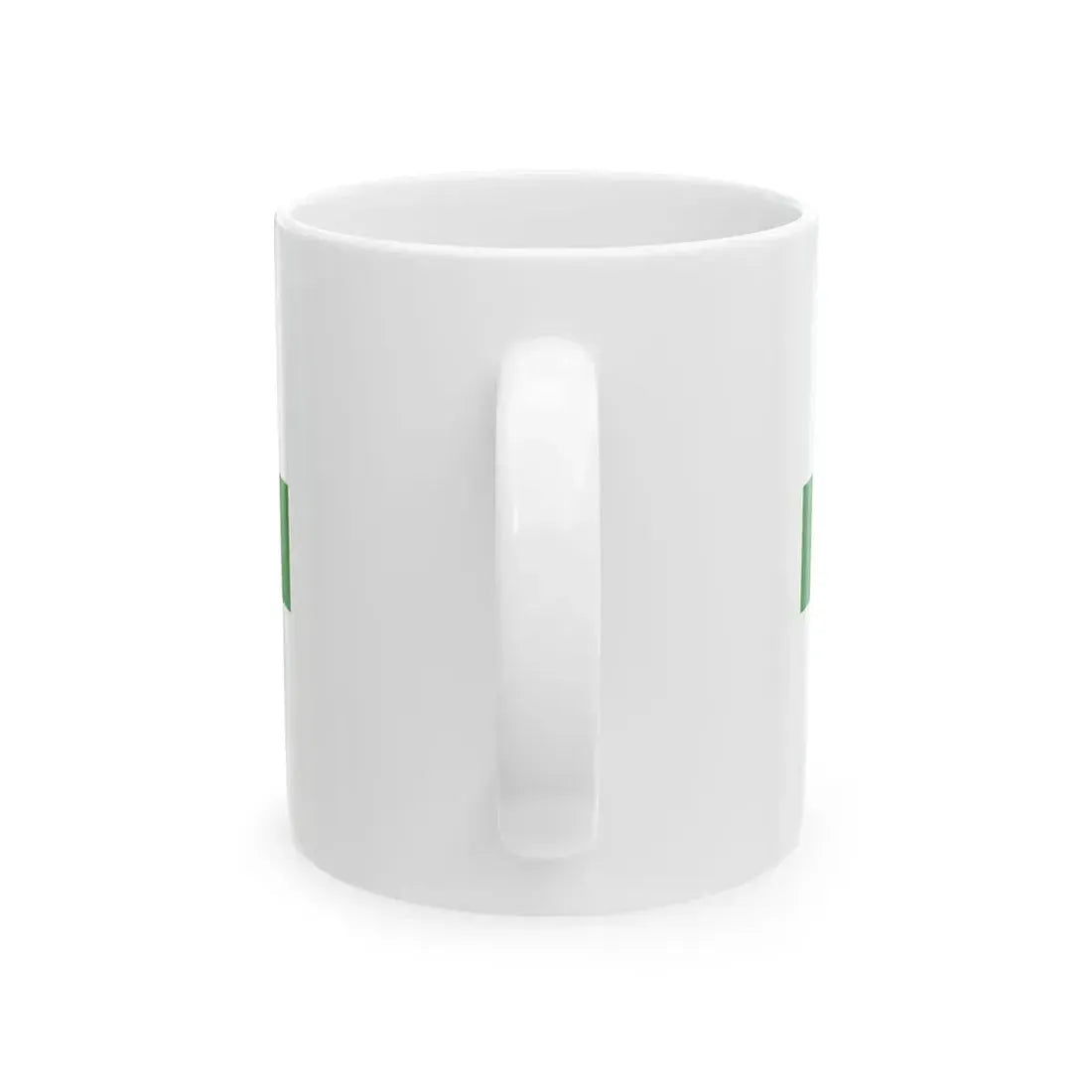 POL service flag green (Poland) White Coffee Mug - Go Mug Yourself