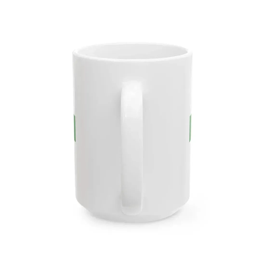 POL service flag green (Poland) White Coffee Mug - Go Mug Yourself