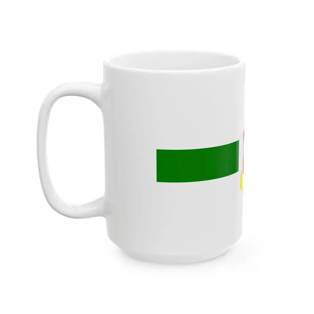 POL service flag green (Poland) White Coffee Mug - Go Mug Yourself