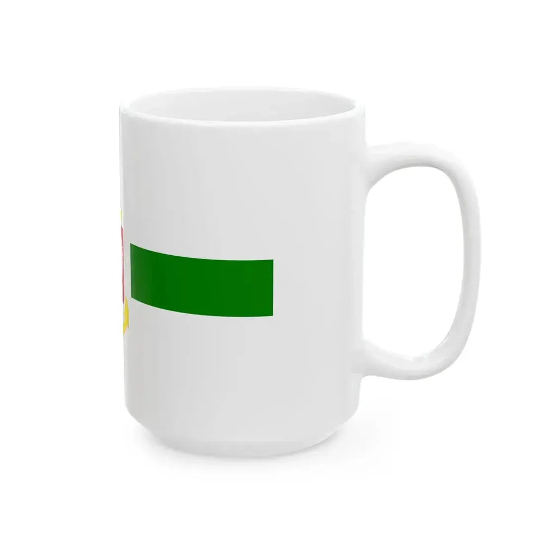 POL service flag green (Poland) White Coffee Mug - Go Mug Yourself