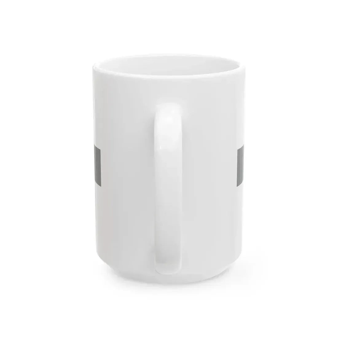 POL service flag grey (Poland) White Coffee Mug - Go Mug Yourself