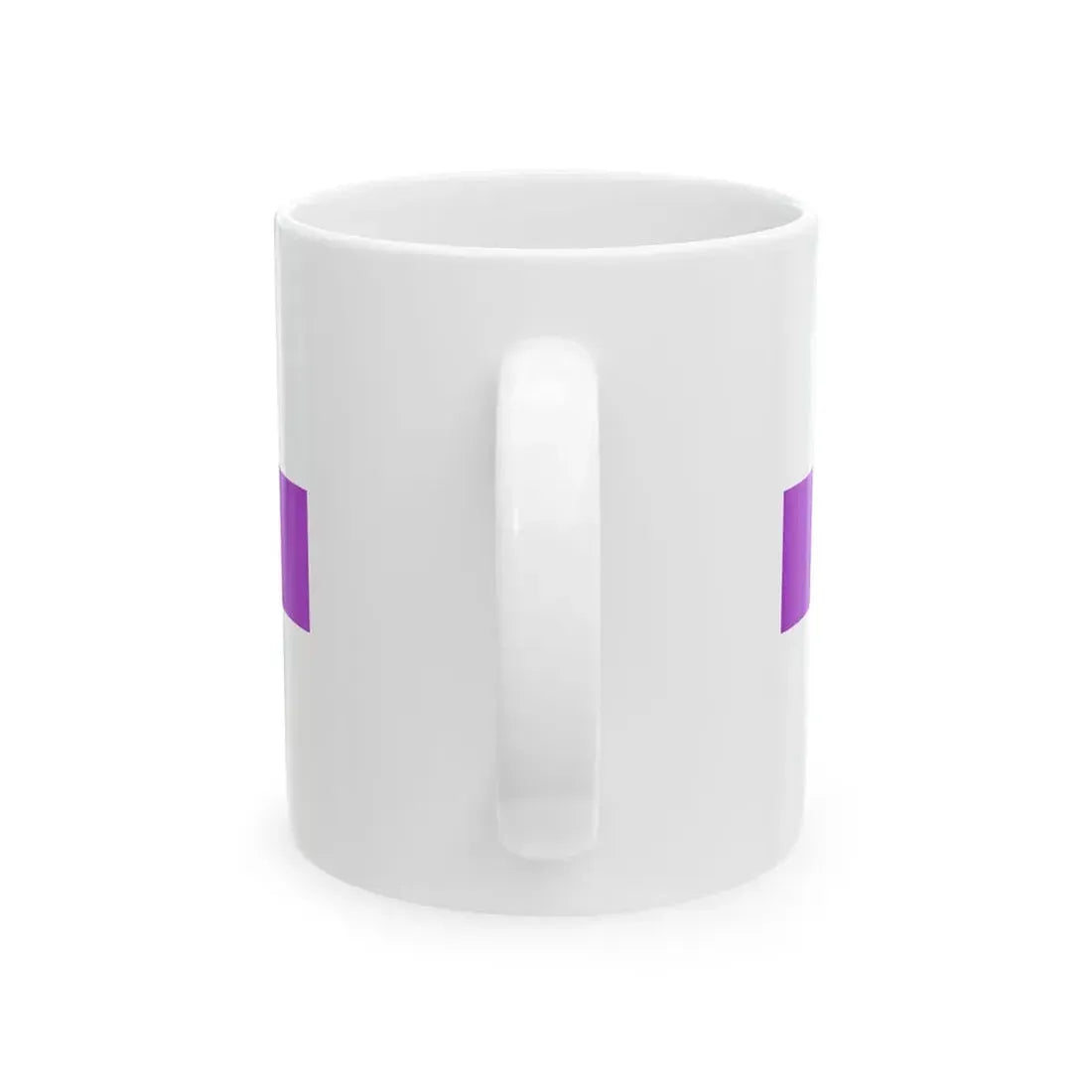 POL service flag violet (Poland) White Coffee Mug - Go Mug Yourself