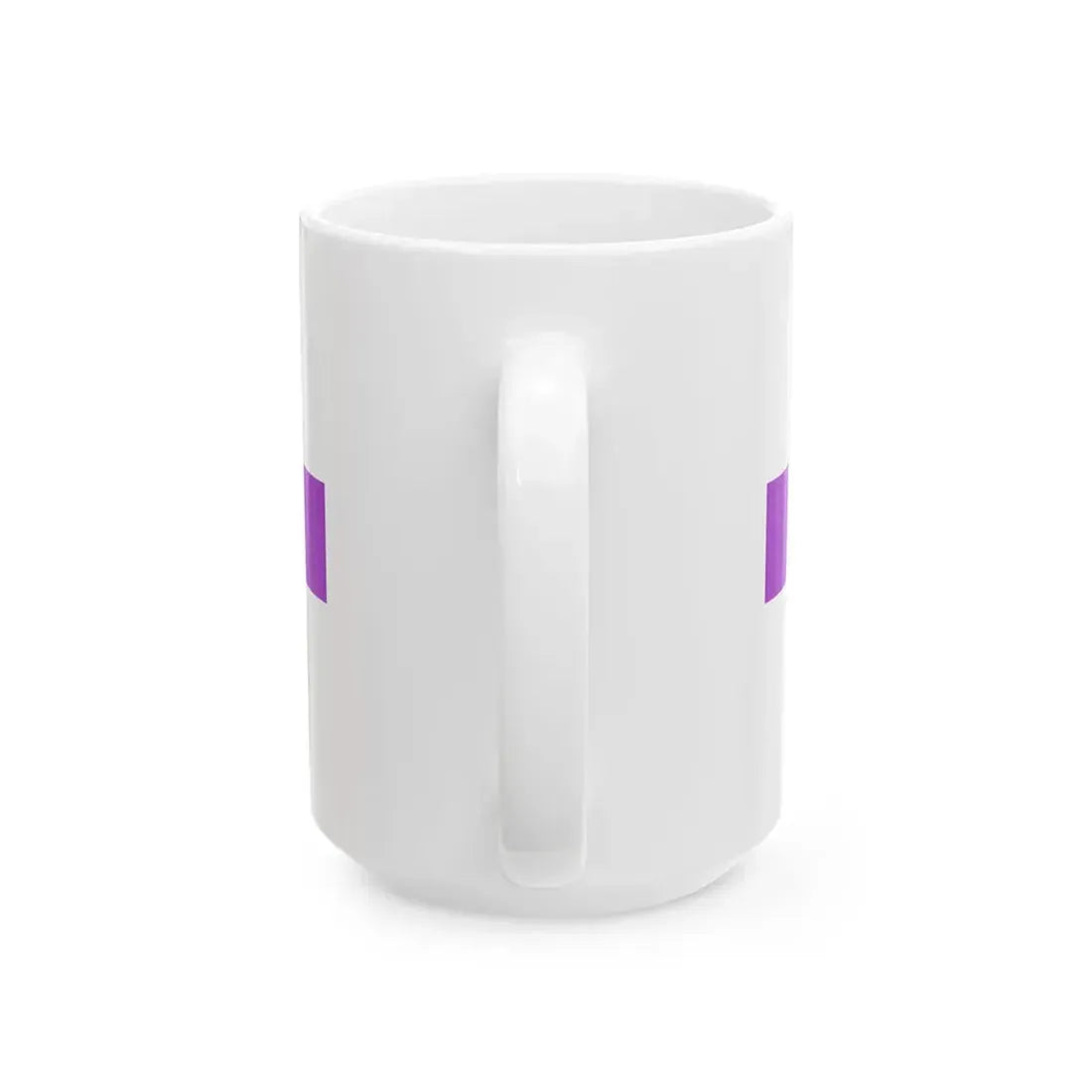 POL service flag violet (Poland) White Coffee Mug - Go Mug Yourself