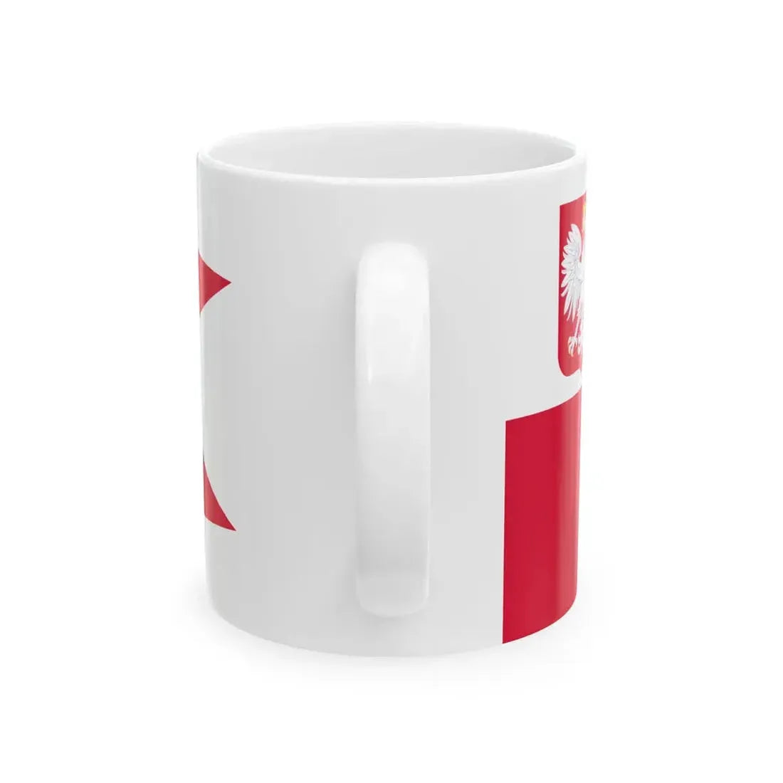 POL szef sztabu rank flag (Poland) White Coffee Mug - Go Mug Yourself