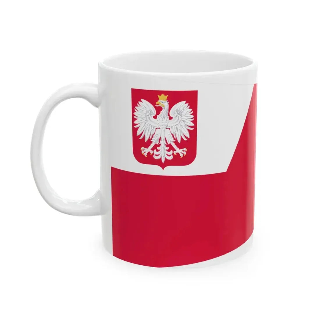 POL szef sztabu rank flag (Poland) White Coffee Mug - Go Mug Yourself