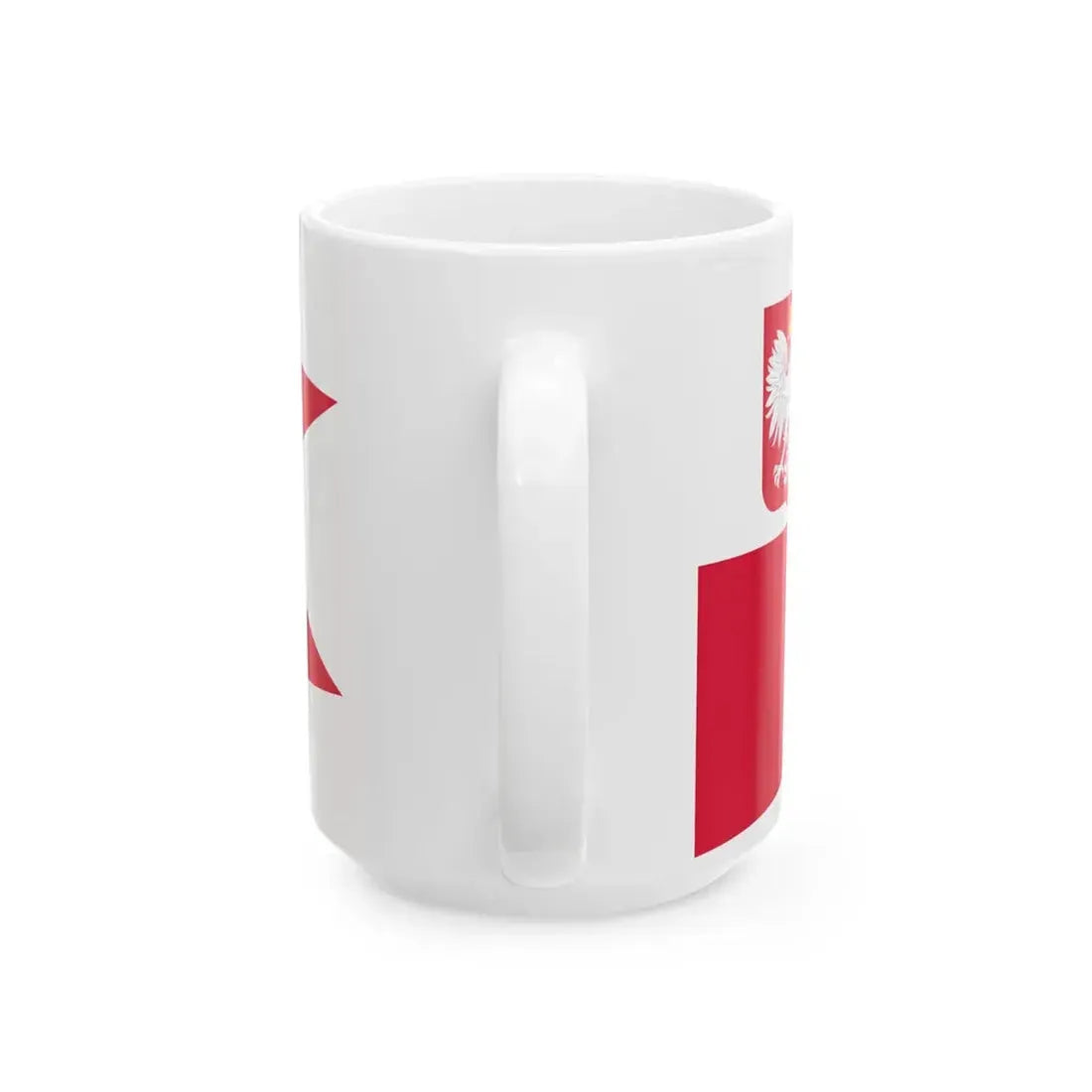 POL szef sztabu rank flag (Poland) White Coffee Mug - Go Mug Yourself