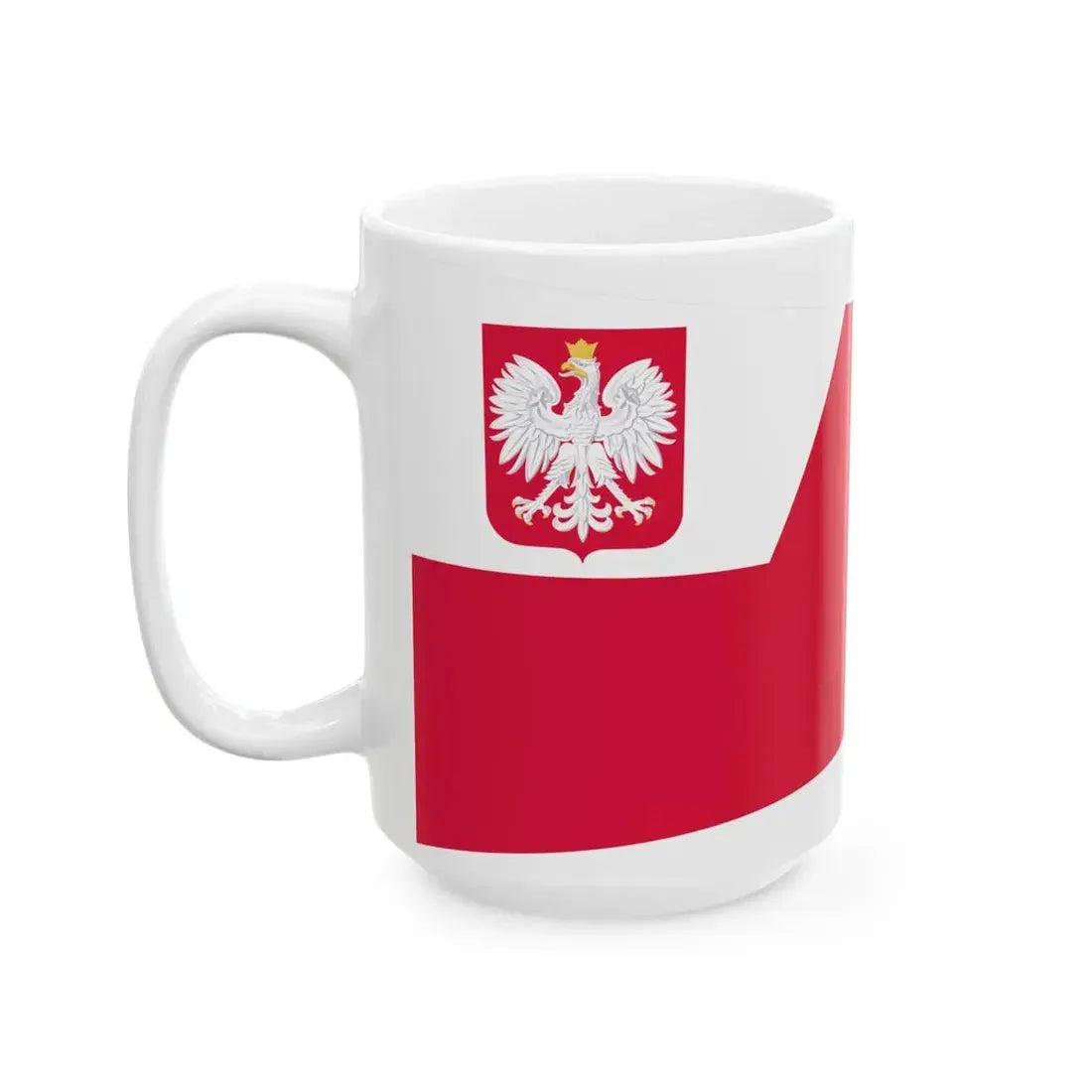 POL szef sztabu rank flag (Poland) White Coffee Mug - Go Mug Yourself