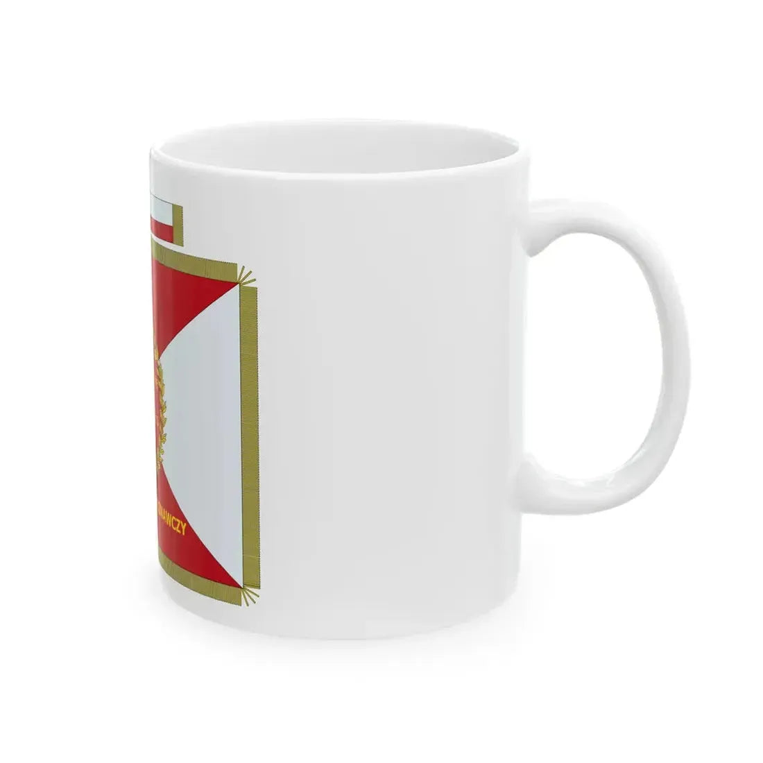 POL Sztandar 2 BR Strona Lewa (Poland) White Coffee Mug - Go Mug Yourself