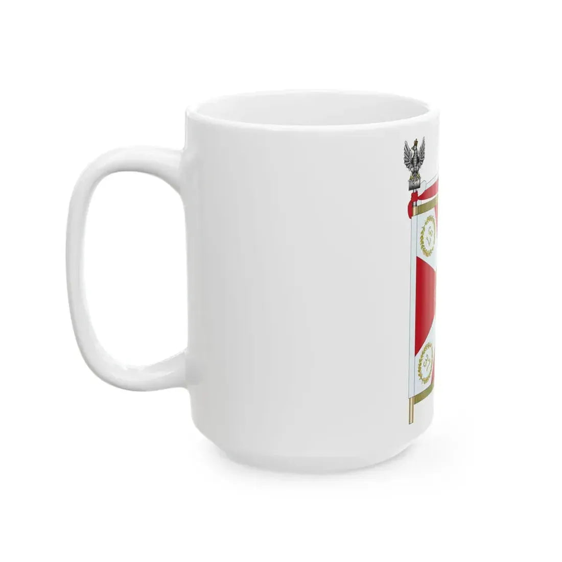 POL Sztandar 37 PP Strona Prawa (Poland) White Coffee Mug - Go Mug Yourself