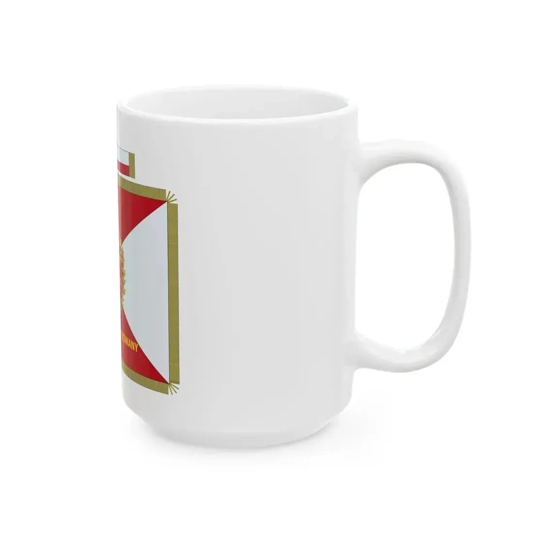 POL Sztandar 41 PZ Strona Lewa (Poland) White Coffee Mug - Go Mug Yourself