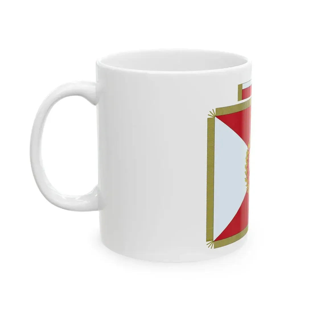 POL Sztandar wz 1955 Strona Prawa (Poland) White Coffee Mug - Go Mug Yourself