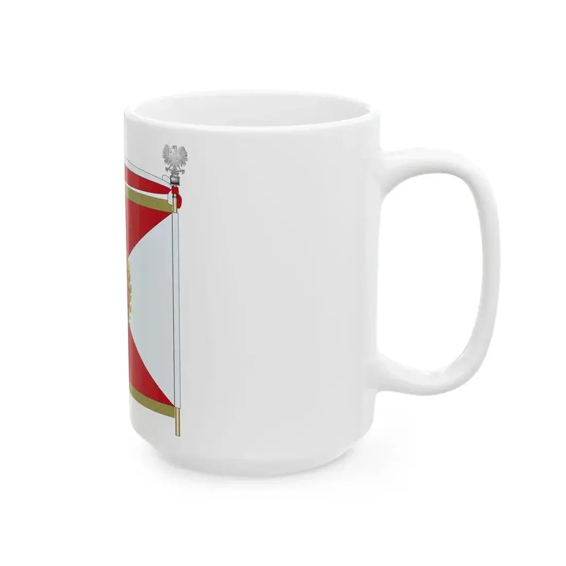 POL Sztandar wz 1955 Strona Prawa (Poland) White Coffee Mug - Go Mug Yourself