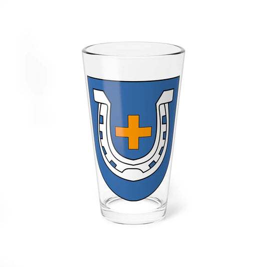 POL village Łańcuchów (Poland) (Coat of Arms) Pint Glass 16oz 16oz - Go Mug Yourself
