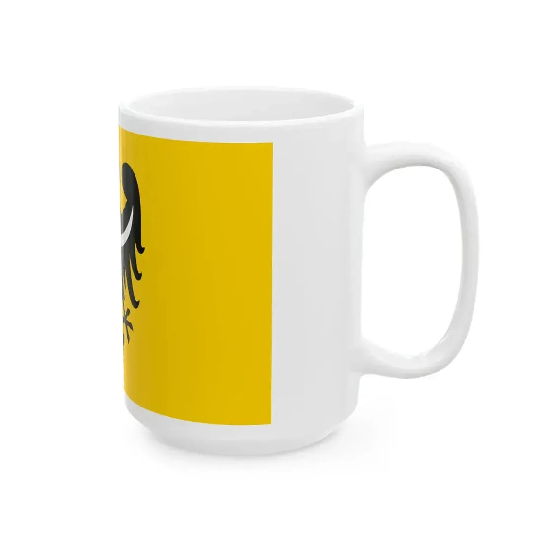 POL woj dolnoslaskie FLAG 2009 (Poland) White Coffee Mug - Go Mug Yourself