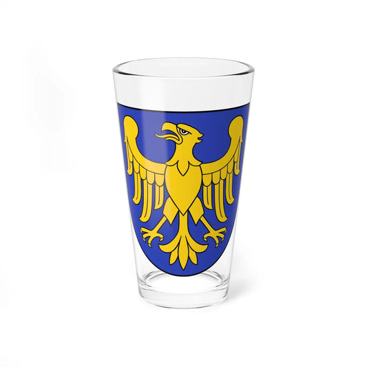 POL województwo śląskie COA (Poland) (Coat of Arms) Pint Glass 16oz 16oz - Go Mug Yourself