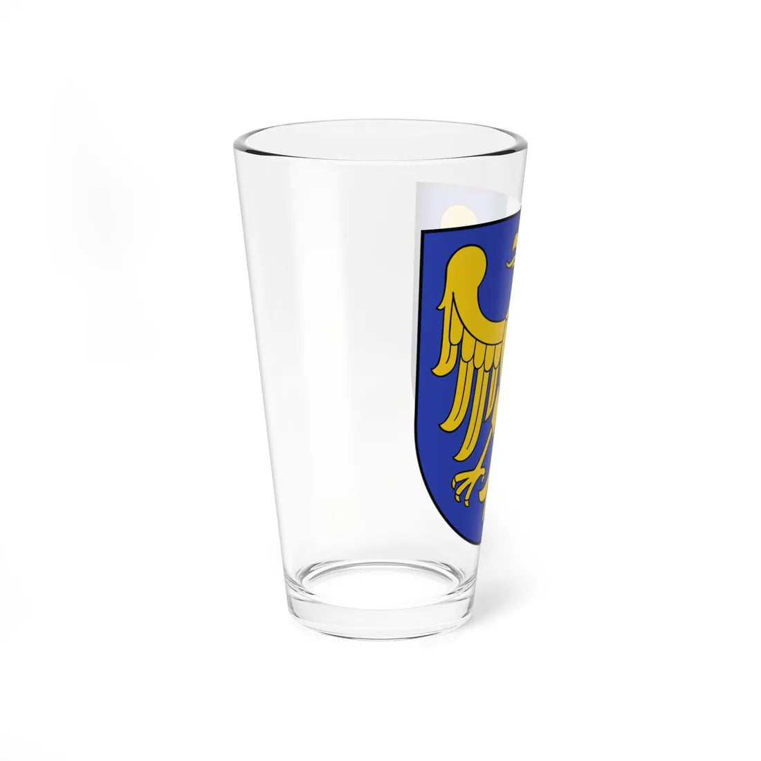 POL województwo śląskie COA (Poland) (Coat of Arms) Pint Glass 16oz - Go Mug Yourself